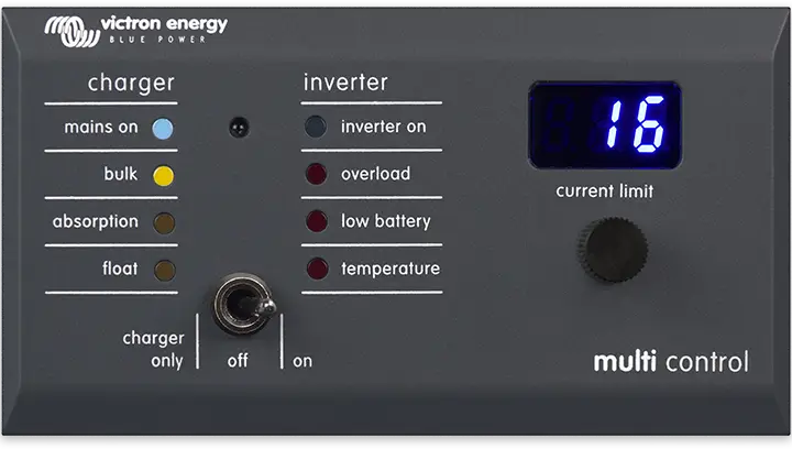 Victron Control Remoto para Inversores-cargadores Victron - Digital Multi Control 200/200A GX – DMC000200010R